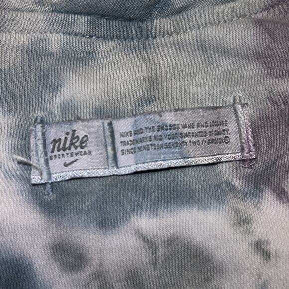 Nike NSW Tie Dye Acid Wash Pullover Hoodie Sweatshirt Women's Size Large - Picture 4 of 11